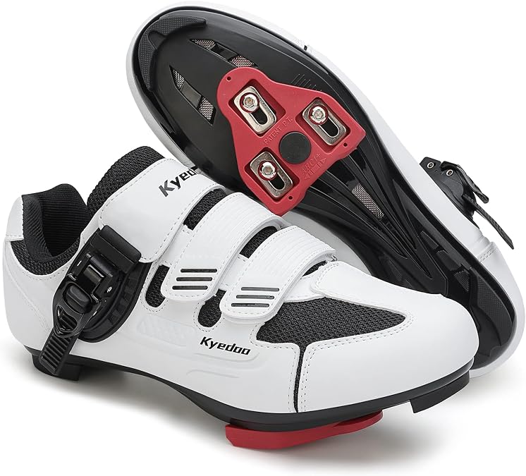 Kyedoo Mens Womens Cycling Shoes Compatible with Pelaton Road Bike
