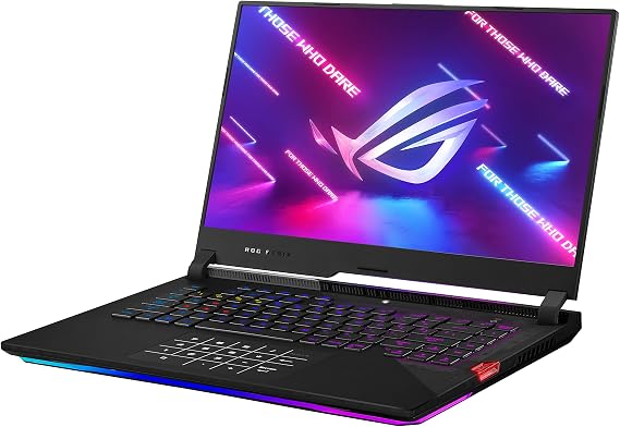 ASUS ROG Strix Scar 15 Laptop, 15.6" FHD IPS 300Hz, AMD Ryzen 9 5900HX, 16GB DDR4 RAM, 1TB SSD, NVIDIA RTX 3080, QWERTY English RGB Keyboard, Advanced Cooling, Windows 11 Home