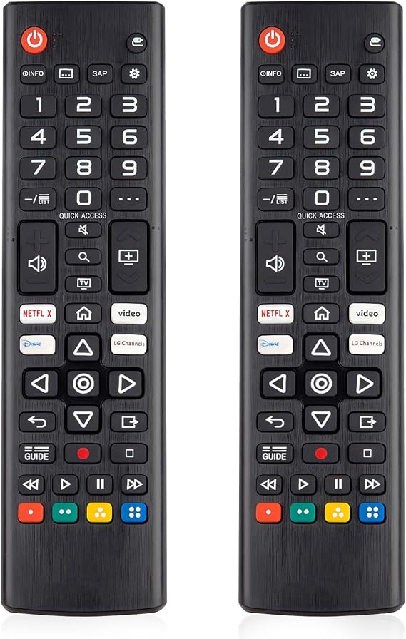 (Pack of 2) Universal Remote Control for LG Smart TV Remote Replacement | Compatible with LCD LED OLED UHD HDTV 3D 4K All Series TVs