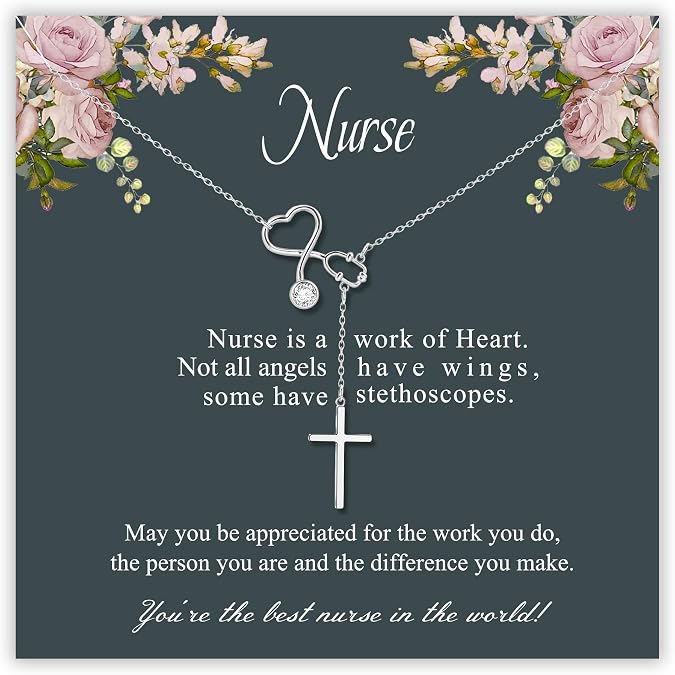 SmileBelle Nurse Gift for Women Nurse Necklace Appreciation Jewelry Gifts