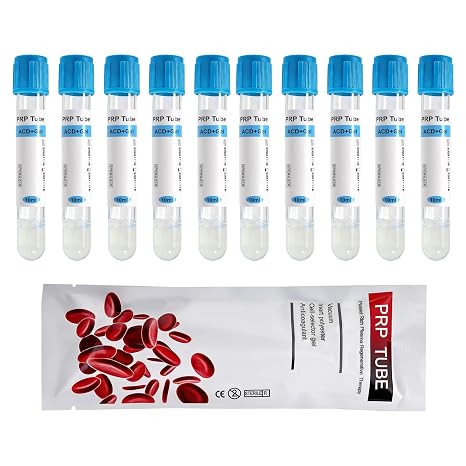 10mL PRP Tubes with ACD & Separation Gel, 50 Pack | ACD and separation gel support efficient sample preparation and consistent processing performance.