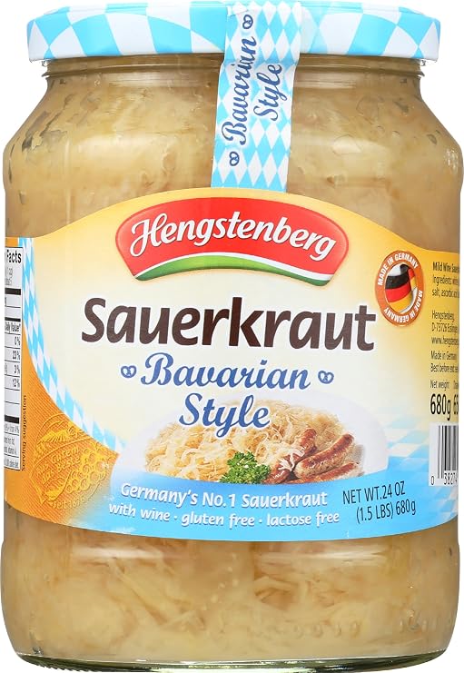 Hengstenberg Bavarian Style Sauerkraut Chucrut 680g
