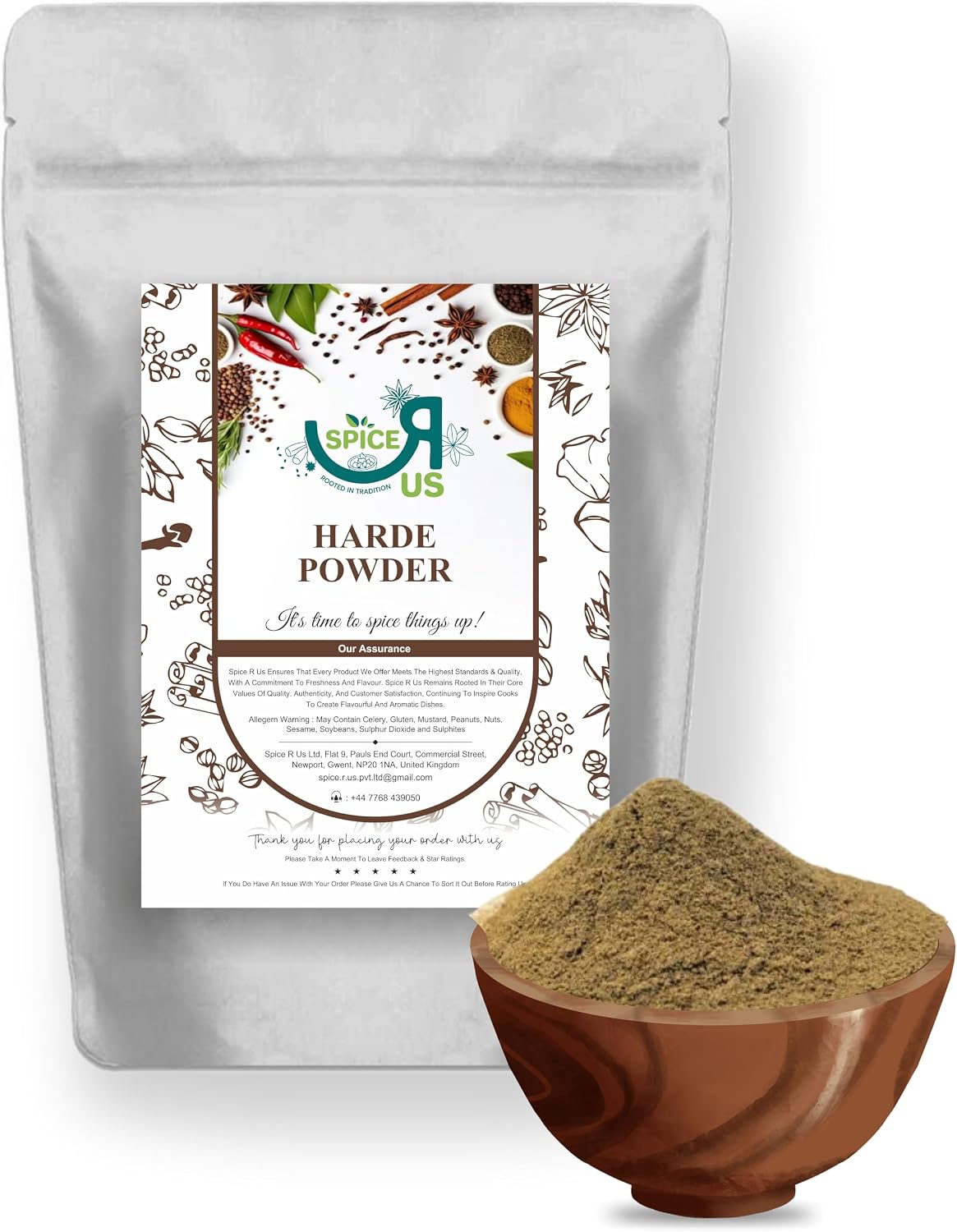 Harde Powder Terminalia Chebula by spice r us 50g-1900g 50g