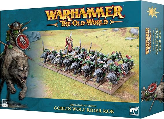 Warhammer Games Workshop The Old World - Orc and Goblin Tribes: Goblin Wolf Rider Mob