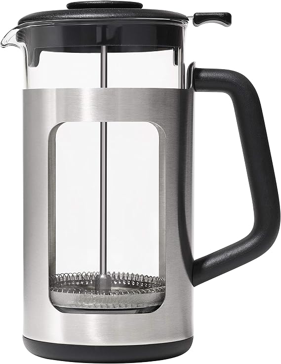 OXO Brew Stainless Steel French Press Coffee Maker 32oz