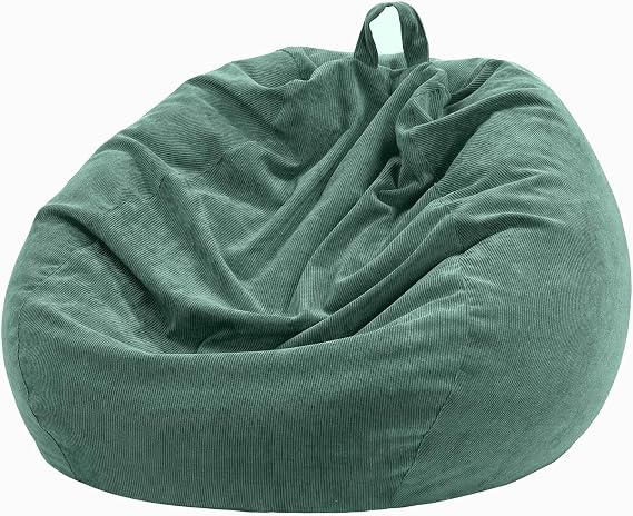 3 ft Bean Bag Chair Cover,Green 300L