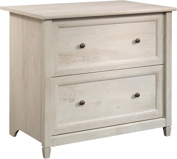 Sauder Edge Water 2 Drawer Lateral Filing Cabinet, Office File Cabinet, in Chalked Chestnut