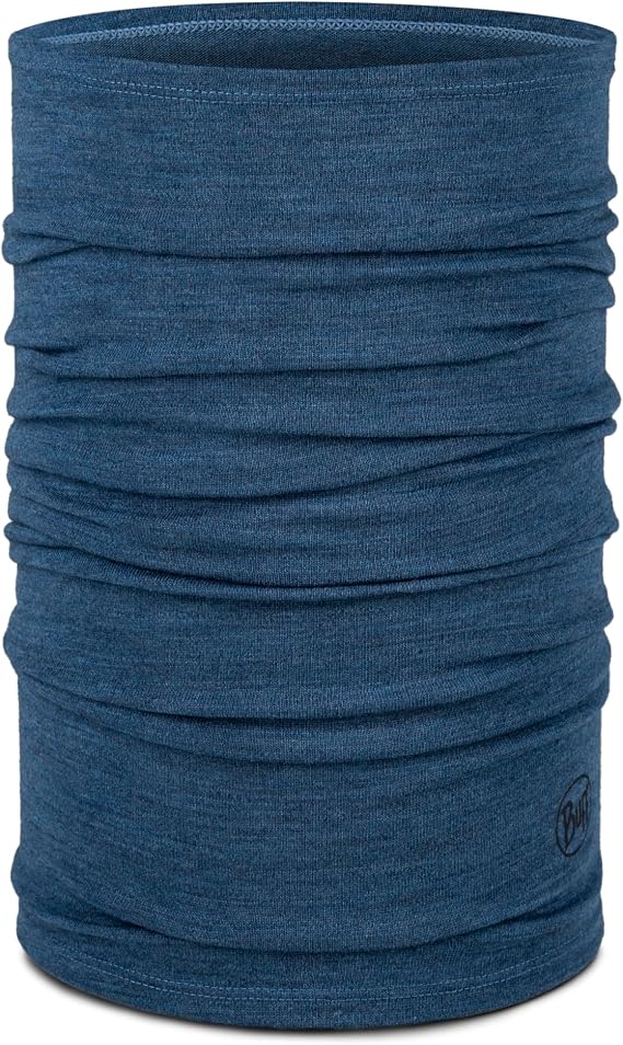 BUFF Midweight Merino Wool Neck Gaiter 100% Ethically Sourced Wool, Versatile, Temperature Regulating Face Mask, Adult Size
