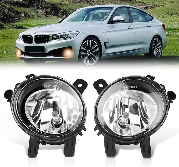 Fog Lights compatible with BMW (F22 220i 228i, 2 Series) / (F30 F31 F34 320i 325i 328i 328d 335i, 3 Series) / (F32 F33 F36 428i 435i, 4 Series) / M235i, 2012-2014, Fog Lamps