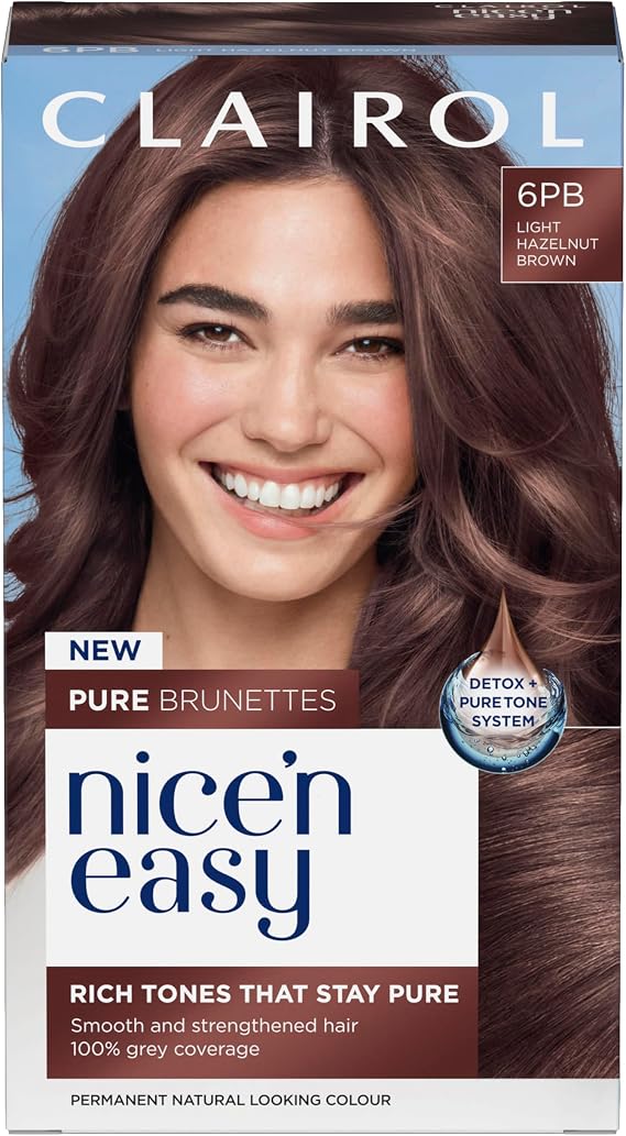 Clairol NICE'N EASY Crème - 6PB Light Hazelnut Brown