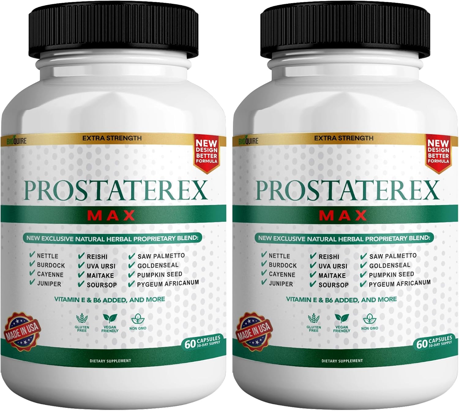 ProstateRex Max Extra Strength Prostate Health Support Supplement, Saw Palmetto, Vegan, Non-GMO, Gluten-Free – 120 Capsules 2