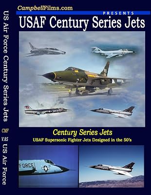 USAF Films Century Series Jets F-100 F-101 F-104 F-105 F-106 Air Force 1950s old Films DVD