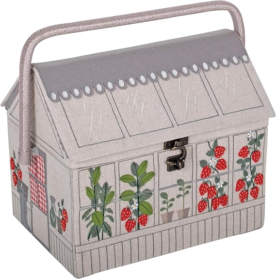 Hobby Gift Strawberry Greenhouse Sewing Box