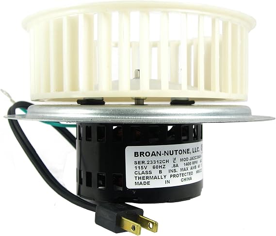 NuTone 0696B000 Motor Assembly for QT100 and QT110 Series Fans