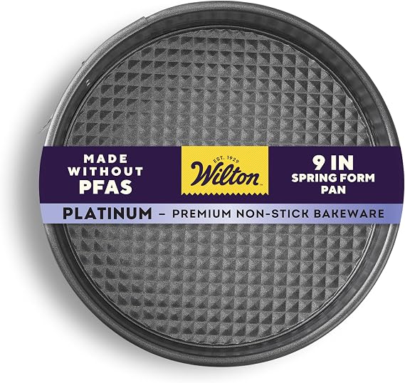 Wilton Platinum Non-Stick Springform Pan, Made Without PFAS, 9 in