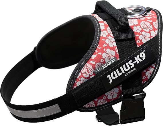 Julius-K9, IDC Powerharness, Dog Harness, Size: M/0, Aloha Red