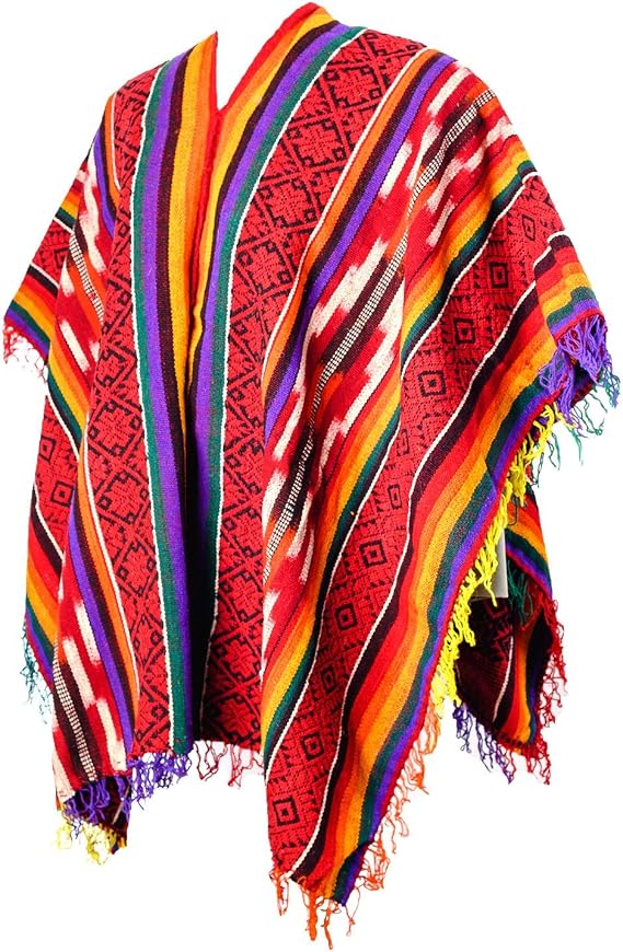 Peruvian Wool Blend Poncho