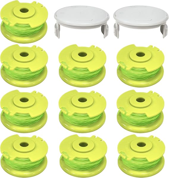 10+2 Pack Weed Wacker String Compatible with Ryobi One Plus+ AC80RL3