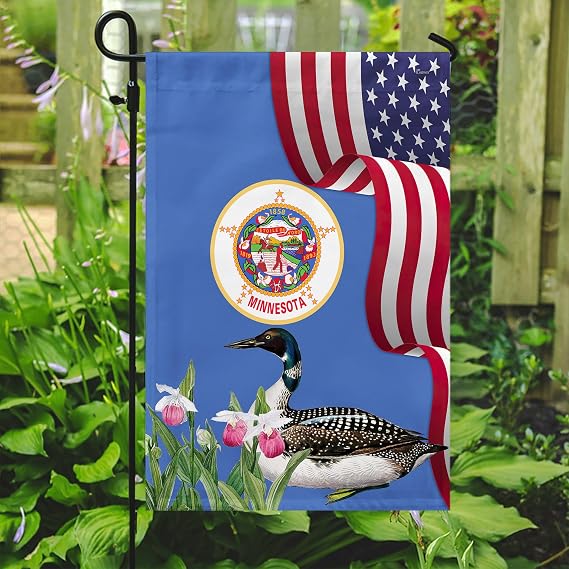 FLAGWIX Minnesota State American Flag, 11.5 x 17.5 in Garden Flag