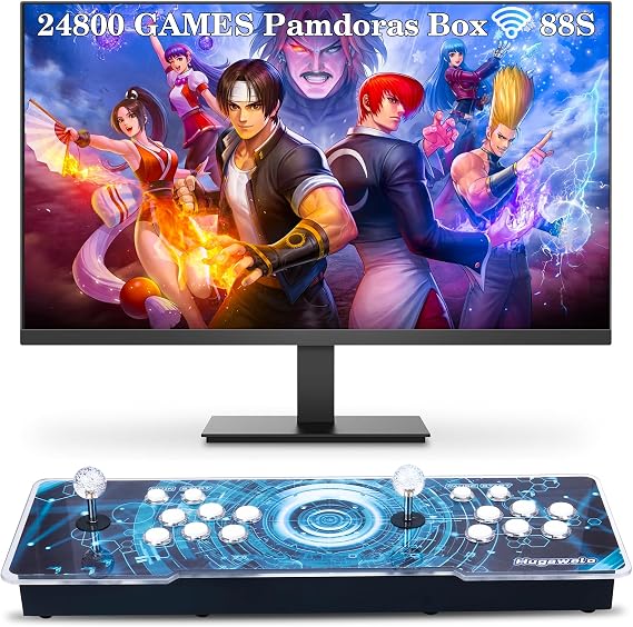3D Arcade Game Console 24800 Games WiFi 720P HD Pandora Box 88S for TV PC Projector