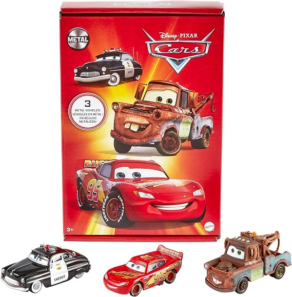 Mattel Disney Pixar Cars Die-Cast Vehicle 3-Package