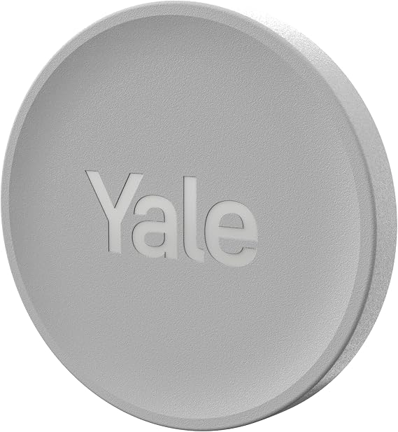 Yale Dot - Silver - 05/601000/SI Powered by | Yale Linus Smart Lock L2 | Just tap to lock/open the door | Keyless access | Wi-Fi and Bluetooth | Yale Home app