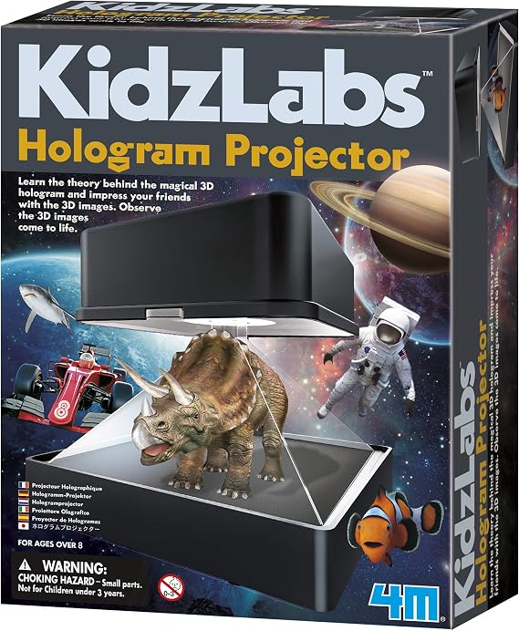 Toysmith 4M 3D Dinosaur Hologram Projector Kids Science Kit