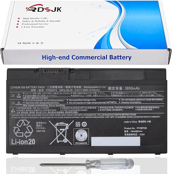 FPB0337S FPCBP530 FMVNBP246 FPCBP528 FMVNBP245 Laptop Battery for Fujitsu Lifebook P727 P728 U727 U728 U729 U729X Series FPCBP530AP CP734929-01 CP753148-01 CP796669-01 CP778922-01 10.8V 45Wh/4170mAh
