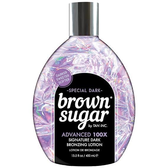 Brown Sugar Special Dark Tingle Free 100X Tanning Lotion, 13.5 Fl Oz