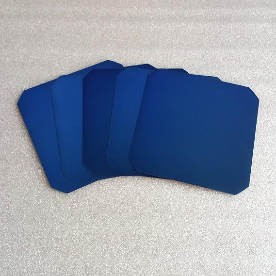 New Solar Cell Flexible Mono Solar Wafer Monocrystalline Cells Tabbing for DIY Solar Panel High Efficiency 3.4W C60 5x5 Safe Packing (200)