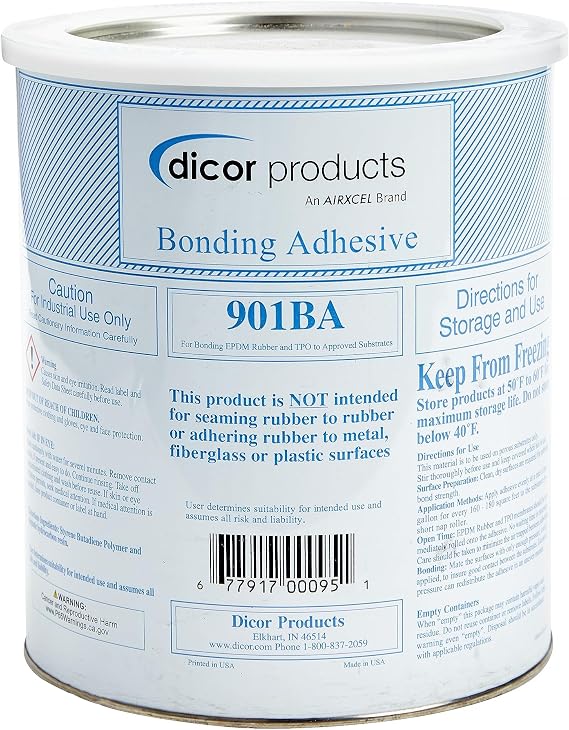 Dicor 901BA-1 Water-Based RV Roof Bonding Adhesive, 1 Gallon
