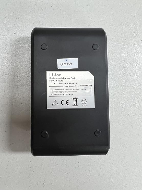Spare Detachable 2200mAh Rechargeable Battery Compatible with A19-150R Cordless Vacuum Cleaner