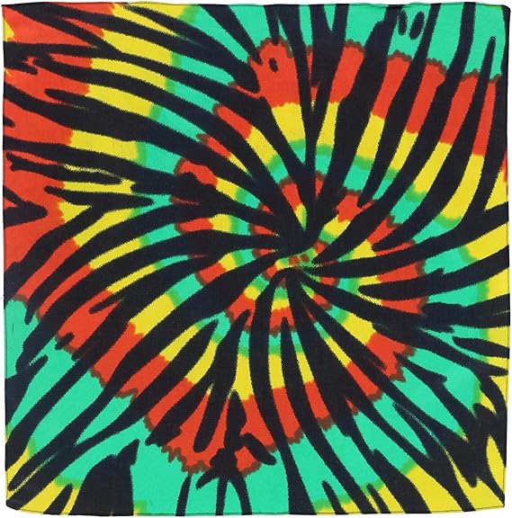 CTM Cotton Reggae Tie-Dye Bandana