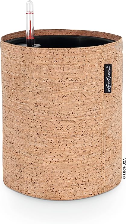 Lechuza Pot with Irrigation System Trendcover Cork 23 Natural Light