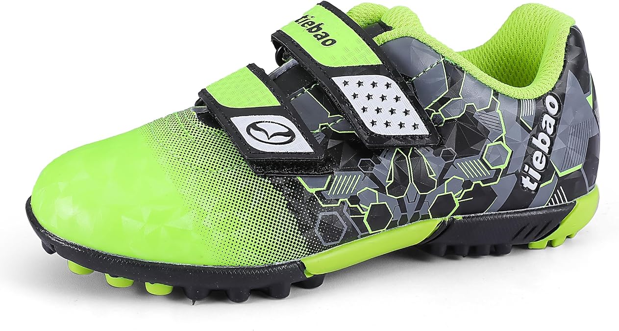 Kids TF Soccer Cleats Indoor Toddler Turf Soccer Shoes Little Boys Girls