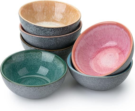 Brew To A Tea BTaT- Ceramic Dipping Bowls, 3.5 oz, 3.5 Inches, Soy Sauce Dish Ceramic, Small Serving Bowls for Side Dishes, Condiment, Sauces & Nuts, Chip-Resistant Dishwasher & Microwave Safe