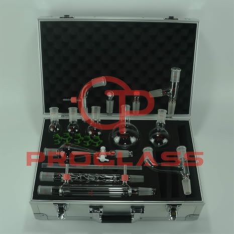 Organic Chemistry Kit 24/40 Lab Glassware kit with Cabinet Box