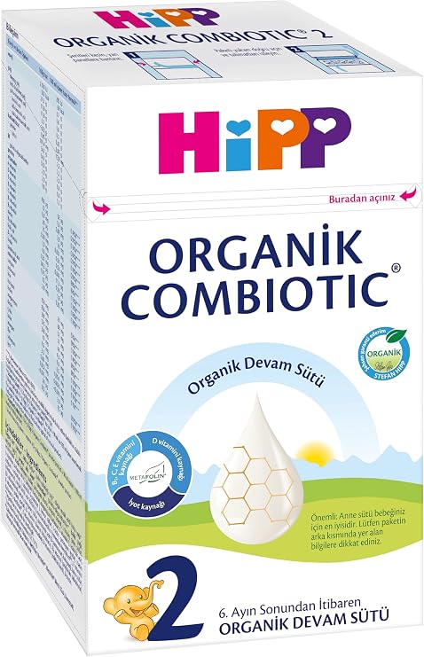 HiPP 2 Organic Combiotic Continuation Milk 600 gr