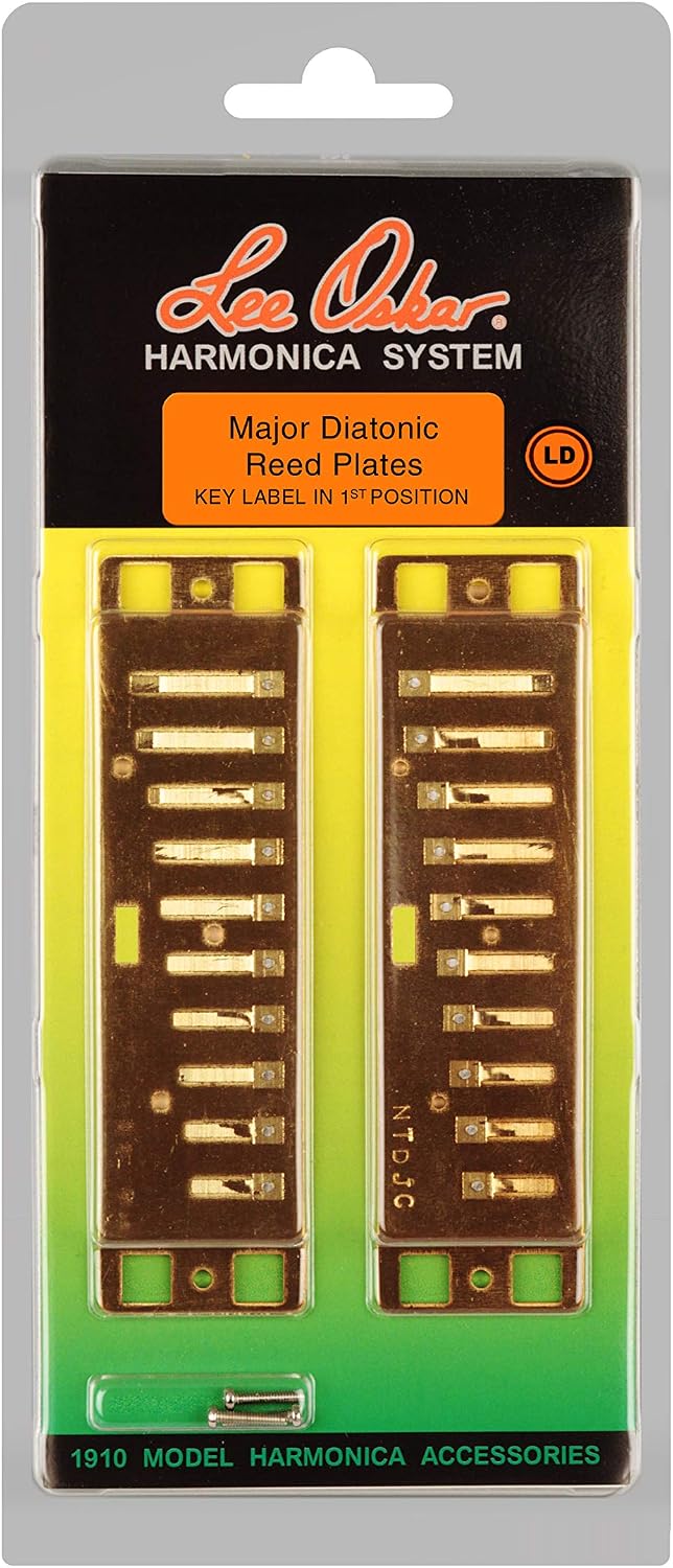 Lee Oskar Harmonicas Replacement Reeds, Original comb and cover plates reused, Available in all keys, Harmonica Reeds
