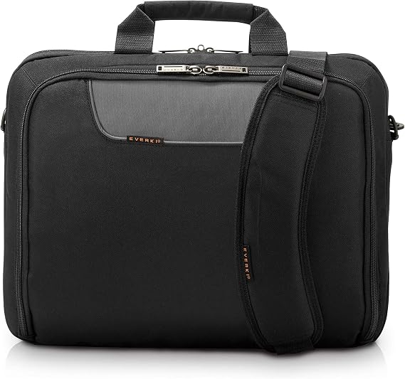 EVERKI Advance Laptop Briefcase for Men & Women, Black - 17.3 Inches