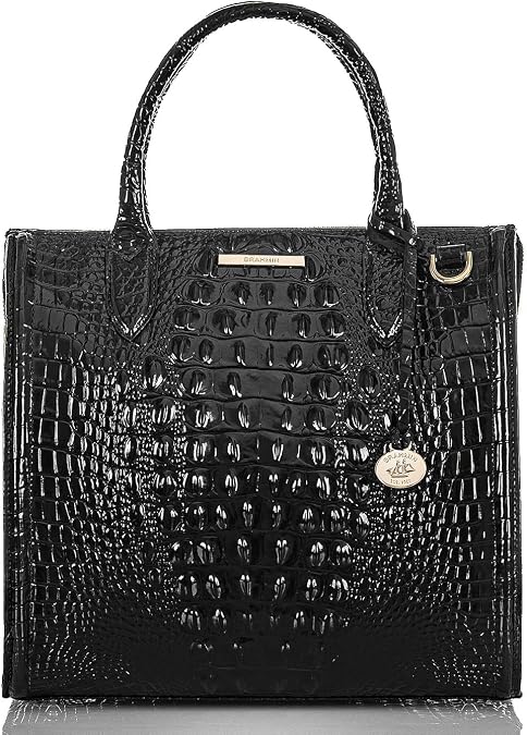 BRAHMIN Melbourne Caroline Satchel Black One Size