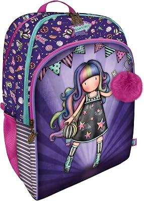 SANTORO Gorjuss - Large Rucksack - Up and Away, Purple, One Size, Casual