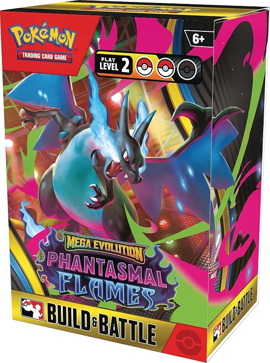 Pokemon TCG Mega Evolution - Phantasmal Flames ME02 Build & Battle Box