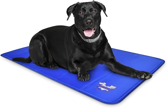 Arf Pets Dog Cooling Mat - Solid Gel Self-Cool Pad | Durable & Non-Toxic