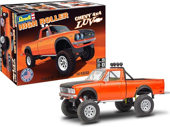 Revell 14576 Chevy LUV 4x4 High Roller 1:24 Scale 74-Piece Skill Level 4 Model Building Kit