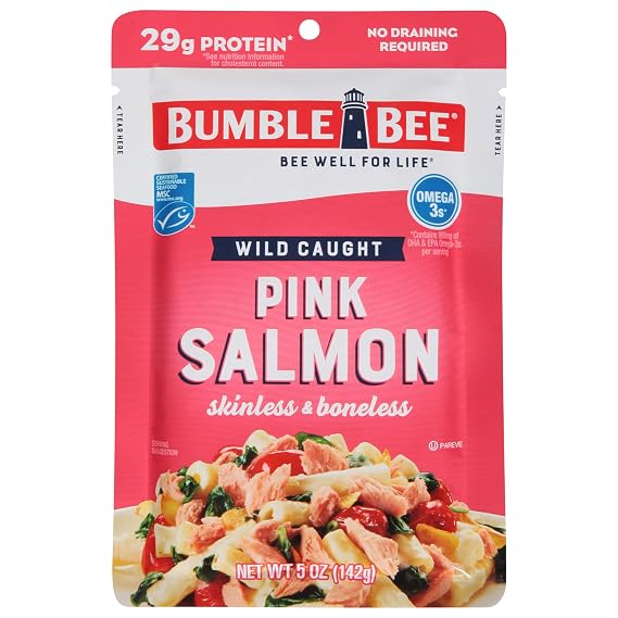 Bumble Bee Wild Caught Pink Salmon Pouch, 5 oz