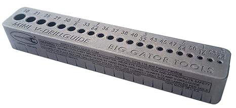 Big Gator Tools SDGMINI MINI V-Drill Guide 21 Drill Sizes by Big Gator Tools
