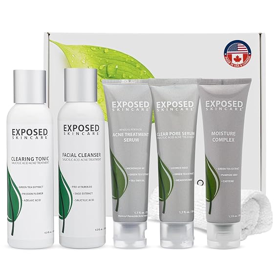 Exposed Skin Care 6-Piece Expanded Acne Treatment Kit