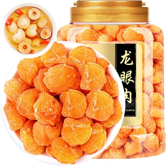 HQZMCTE Natural Dried Longan 250g/8.81oz, Rich in Nutrition, Natural Delight Without Additives