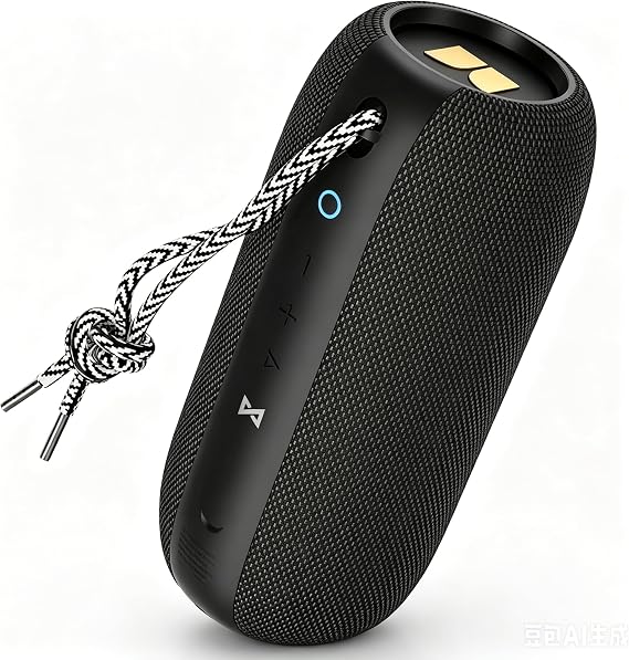 Monster S320 Bluetooth Speaker, 40W True Wireless,360 Stereo Sound Effect,IPX7 Waterproof, 32 Hour Playing Time,Suitable for Outdoor Portable Speaker,Black